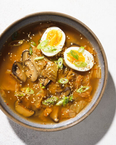 Transform Asian kitchen staples into an umami-packed vegetarian soup
